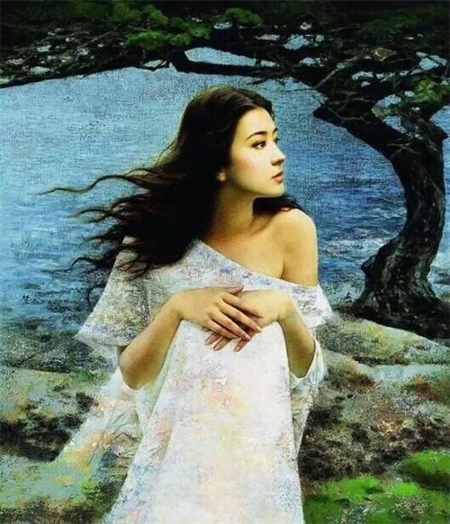 人体油画作品欣赏美丽性感的女人