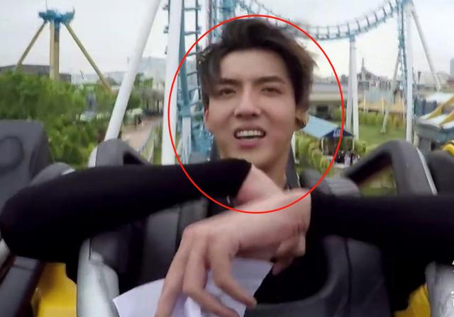 热巴坐过山车,赵丽颖坐过山车,baby坐过山车,王大陆:疯狂截图