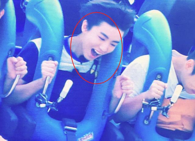 热巴坐过山车,赵丽颖坐过山车,baby坐过山车,王大陆:疯狂截图