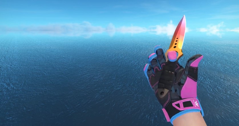 CSGO:一周涨价5000块?因职业选手试用,这把刀成新“海景房”