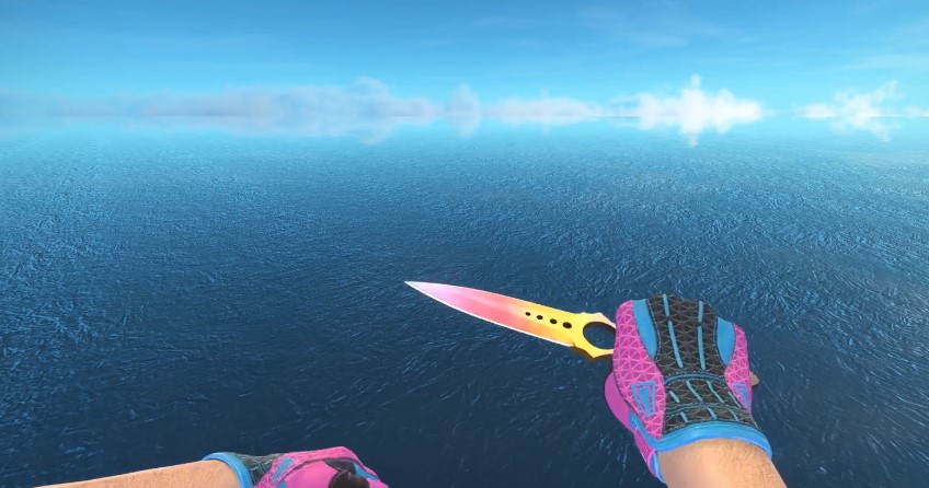 CSGO:一周涨价5000块?因职业选手试用,这把刀成新“海景房”