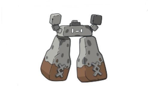 巨石丁因为原型的关系,所以被分类为巨石宝可梦,属性