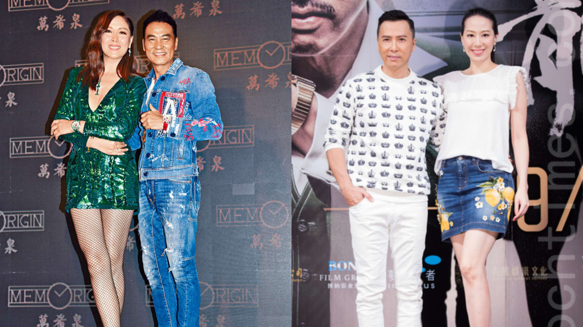 甄子丹任达华名模妻子同框零修图大展自信