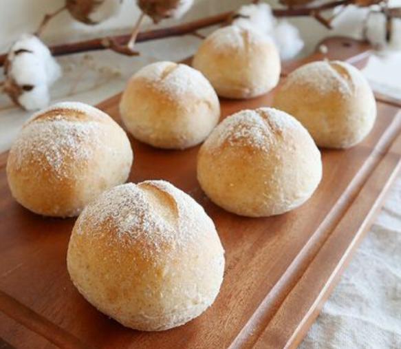 全麦小圆面包diy教学,营养满分!给孩子吃得放心