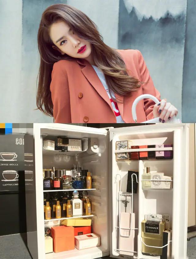 看下明星都喜欢收集什么戚薇一冰箱的香水看到王源有钱任性