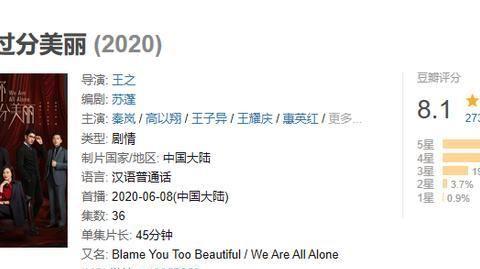 年上半年 9部豆瓣评分8 0以上的电视剧 你看过几部