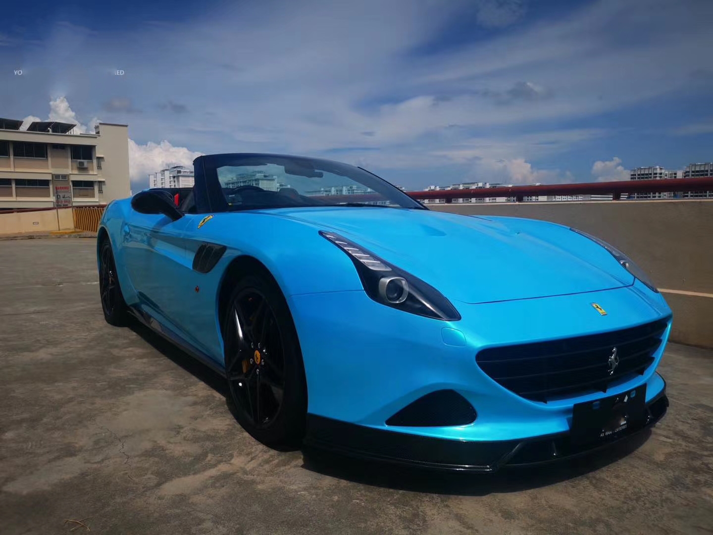 我就是我 是不一样的烟火 法拉利california t改色天蓝