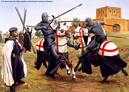 欧洲骑士出行必备:简单的夹枪冲锋,竟是冷兵时代骑兵武术巅峰?