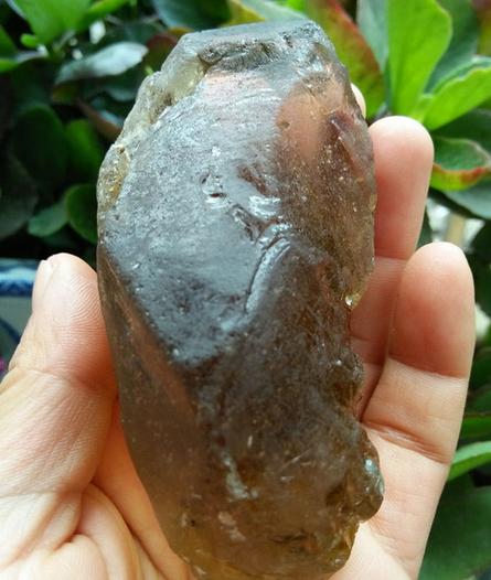 小伙在山上捡到奇怪的透明石头,专家看后,他顿时站不住脚了