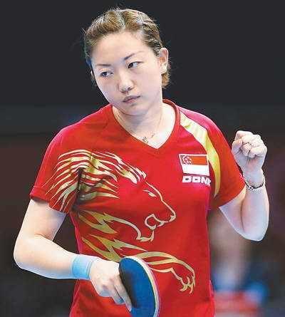 这位运动员名叫李佳薇,曾是北京乒乓球队的一员.