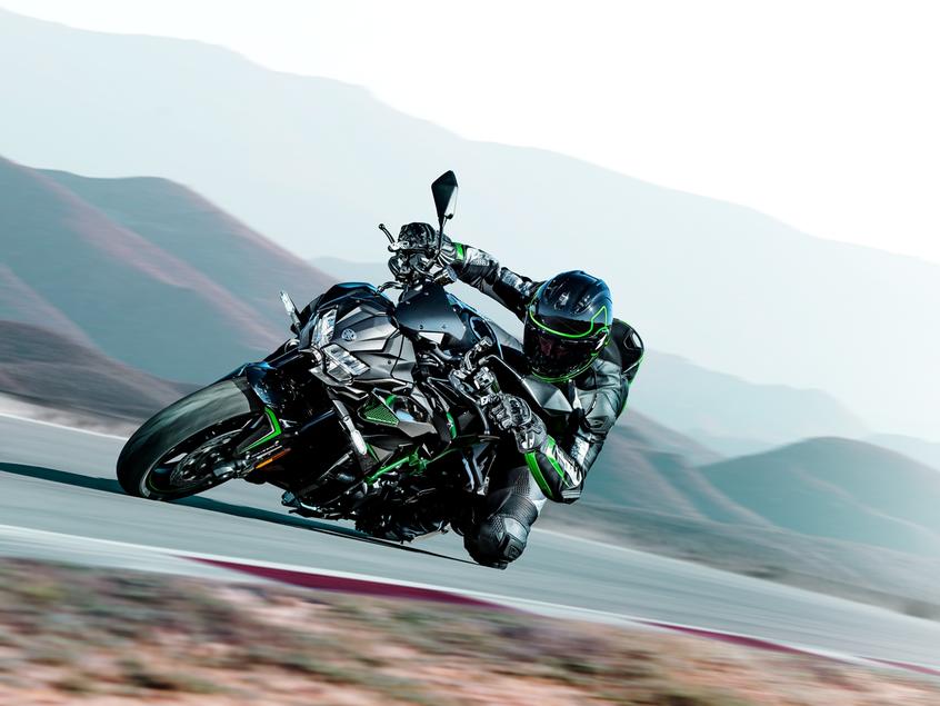 川崎机械增压街车z h2上市 售239000元