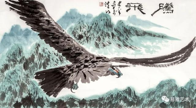王书平:鹰击长空 雄奇灵秀 | 易雅·美术人物志