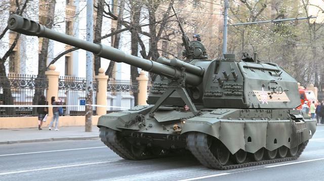 俄罗斯一家军火制造商向俄陆军交付了8门新型2s35 152毫米自行火炮