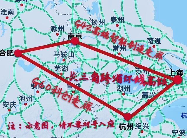 长三角有望开通跨省环线高铁,4个中心城市牵手,一体化发展加速