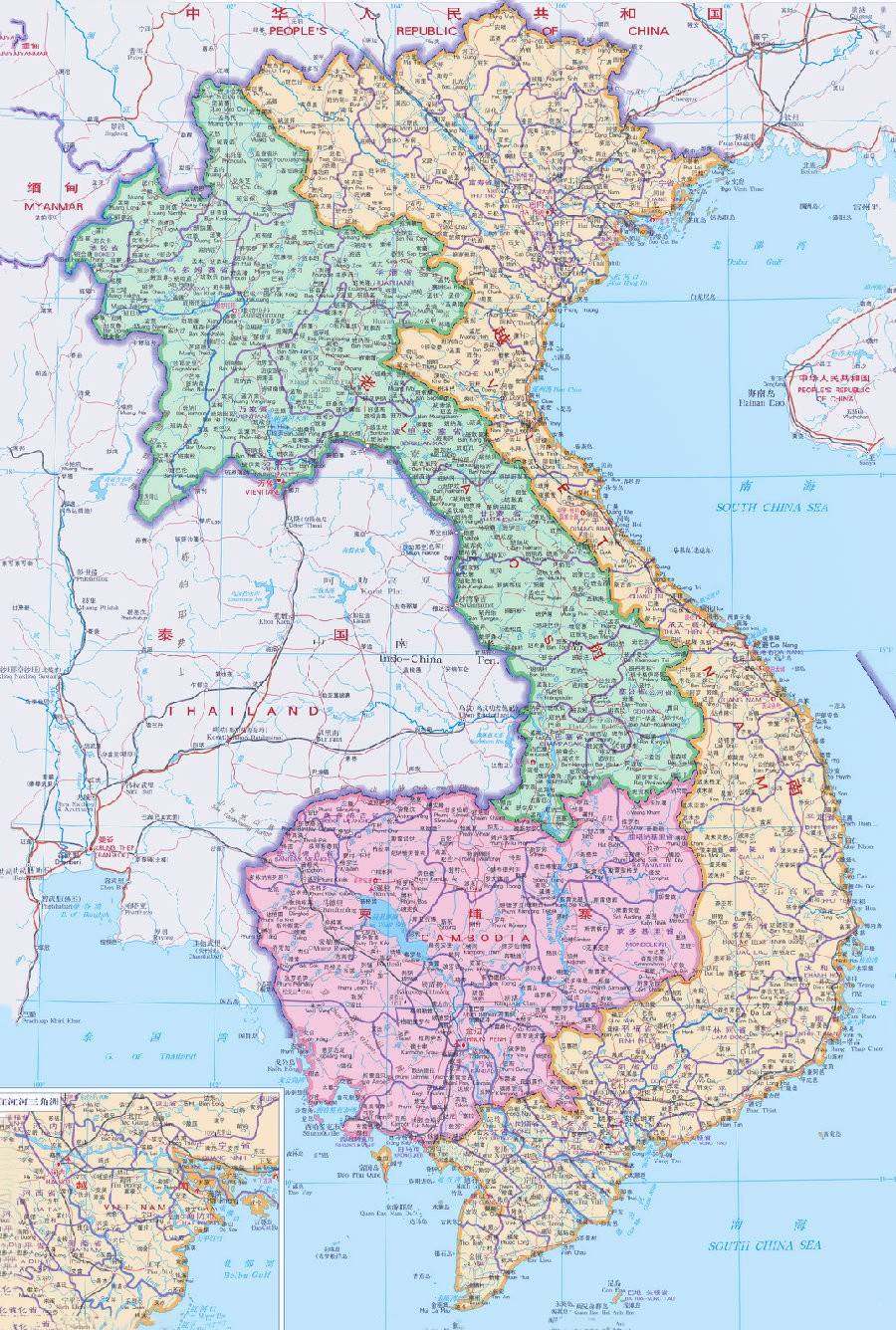 越南地形给出答案