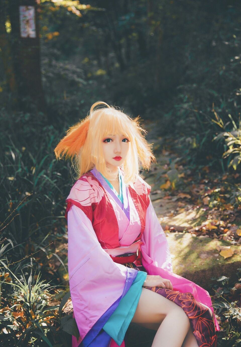 狐妖小红娘涂山红红cos,姐姐这身高该是苏苏才对吧!