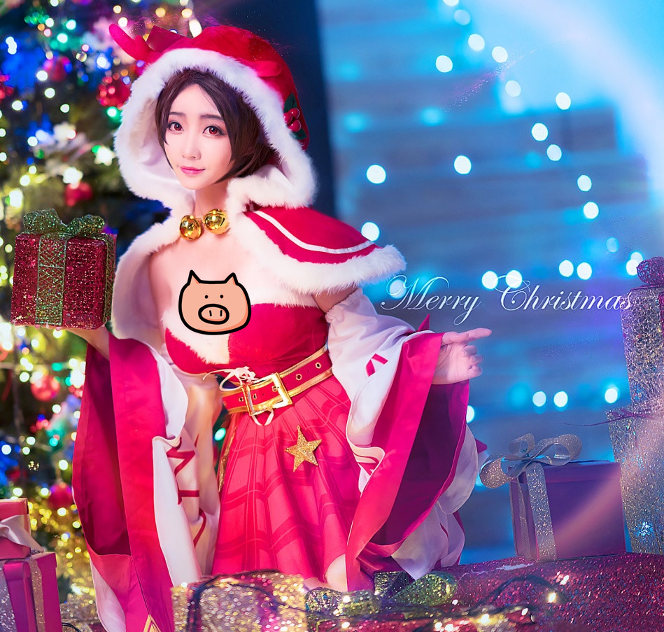这里有一份圣诞礼物需要你亲手打开,圣诞恋歌貂蝉cos