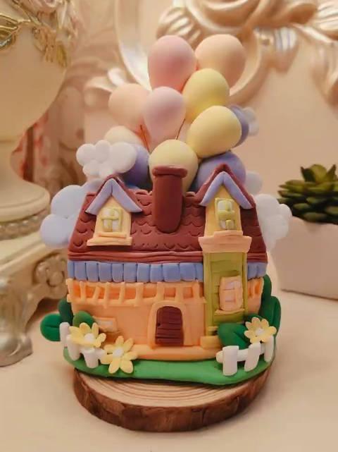 粘土教程|飞屋环游记,梦想中的小房子