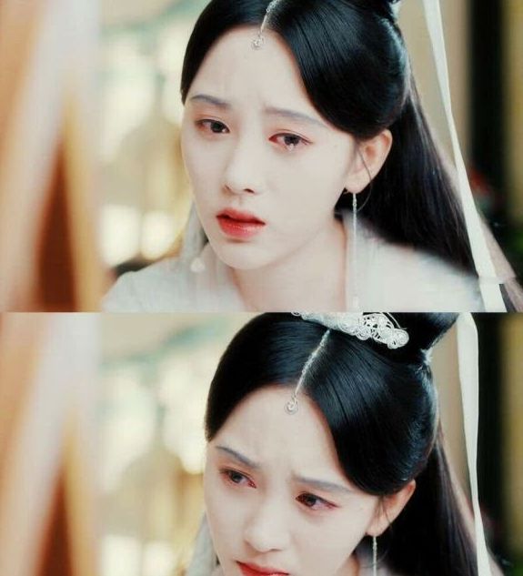 本以为张柏芝和鞠婧祎流眼泪够美了,看到她后,这才是仙女落泪吧