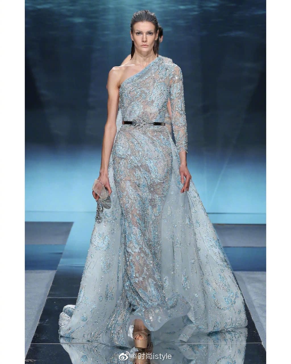 上, 黎巴嫩品牌ziad nakad发布了2020春夏高定系列