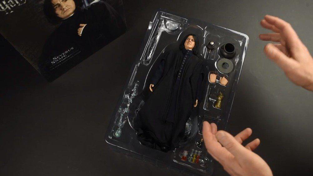 star ace斯内普人偶的完整开箱视频.斯内普人偶1/6大小