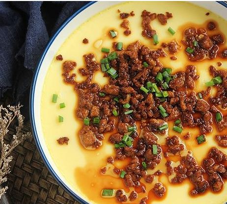 肉末蒸蛋羹步骤3.