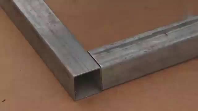 老师傅教你的方管90度焊接技巧,学到就是赚到