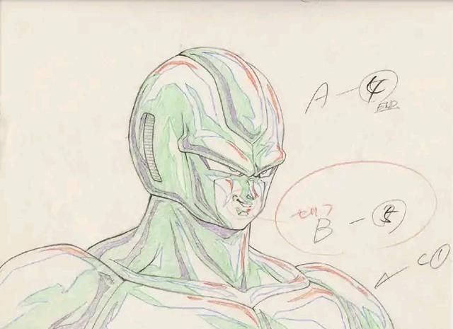 详解《龙珠》超级反派:宇宙帝王弗利萨,超强原画手稿合集