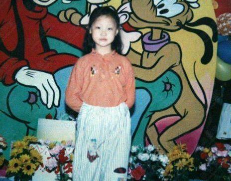 球迷晒出惠若琪小时候照片,呆萌可爱有点婴儿肥,身高比同龄人高