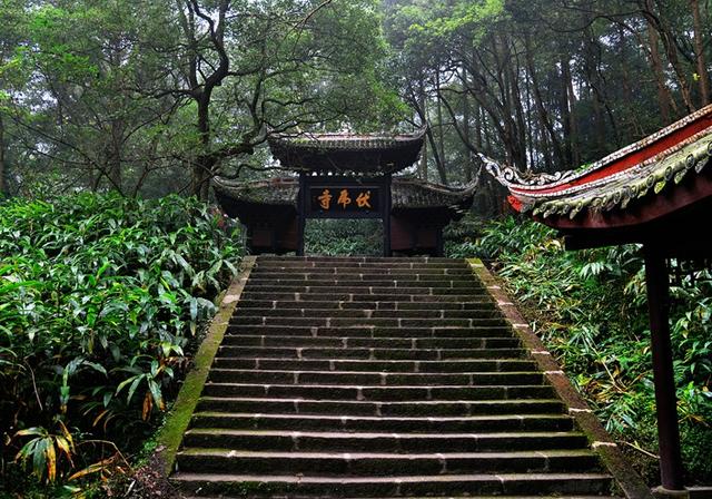 一年四季无落叶灰尘,康熙曾亲笔题字离垢园|寺庙|伏虎寺|落叶_新浪