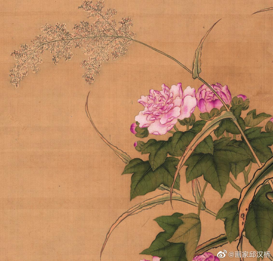 芙蓉芦雁图明代丘鉴纵163厘米横679厘米