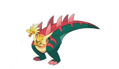 宝可梦图鉴880因为吃光了食物来源而灭绝雷鸟龙