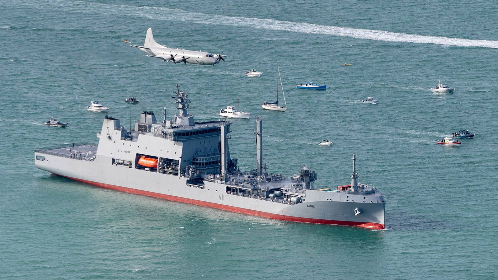 韩国造船不容低估,为新西兰建造新型补给舰服役,已帮英国造4艘