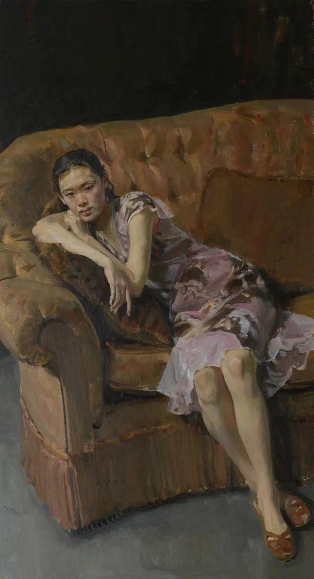 美院教授何红舟,人体油画中的名校才女