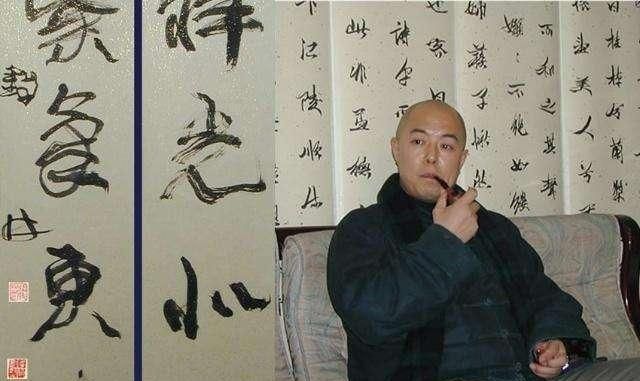 张铁林书法水平进步快:练狂草自成一派,笔法流畅有魅力