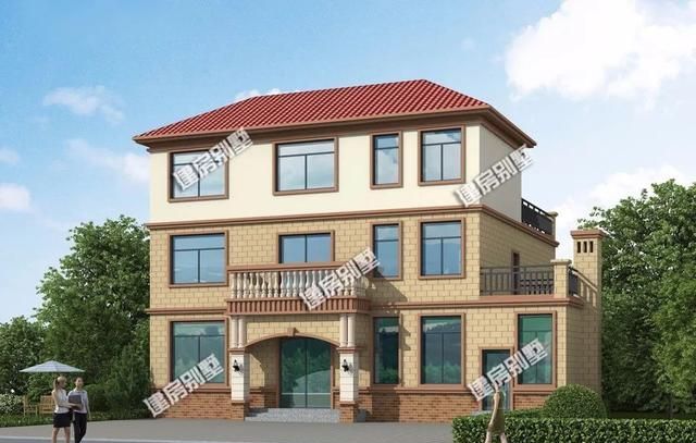 宽16米多的两栋别墅,第一栋带堂屋和车库,第二栋配商铺