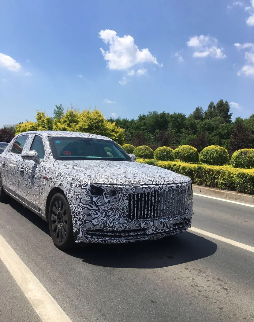 家族化最新设计语言 红旗l5最新谍照