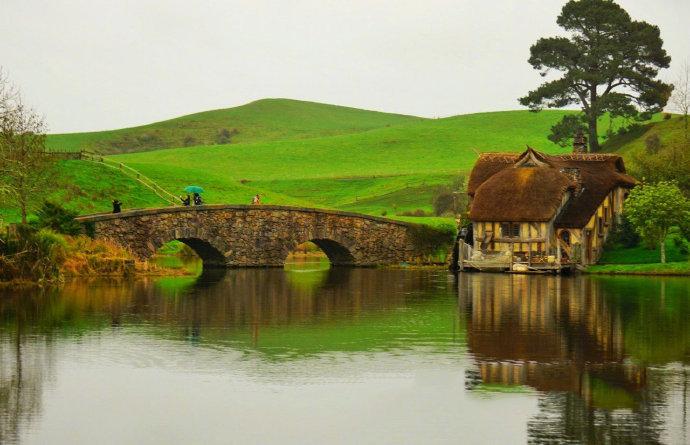 新西兰的霍比特小镇