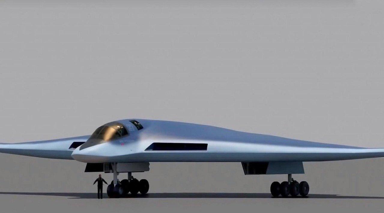 新型隐身轰炸机初露端倪,外形与b-2相似,美初步打算造出100架