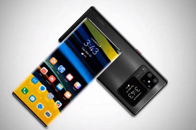 超前的工业设计华为mate40pro曝光前后双屏主打商务