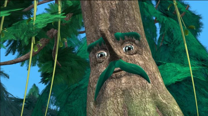 熊出没:这树成精了,强哥根本砍不动,还要被惩罚了