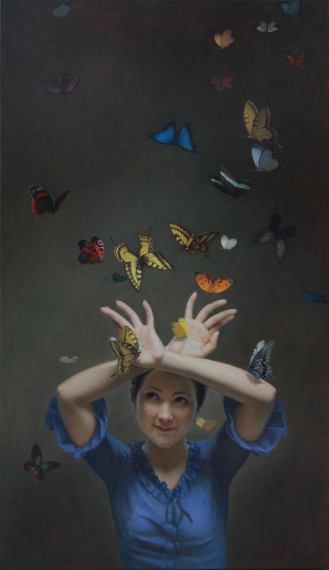 艺术家人体油画中的东方女郎,至柔至美,性感无边|油画|曾祥君|至美