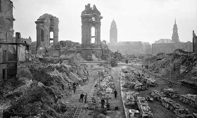 一战后欧洲废墟
