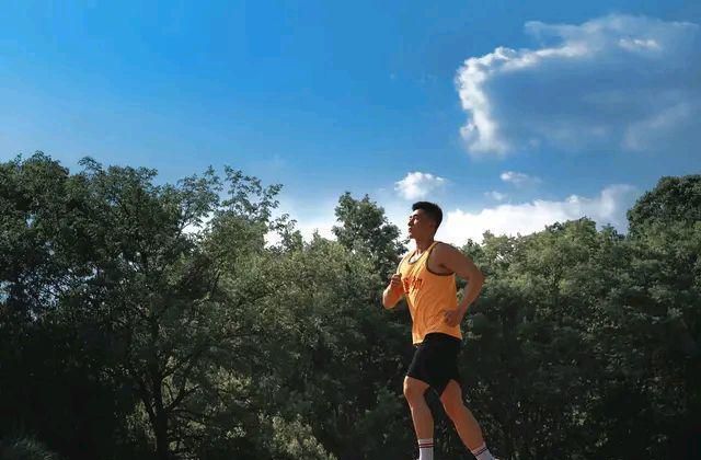 组图阳光有活力的运动男生喜欢在清晨的阳光下跑步的小奶狗