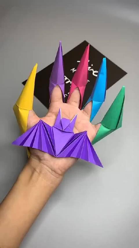 最简单的龙爪折纸,一看就会~赶紧学起来呀