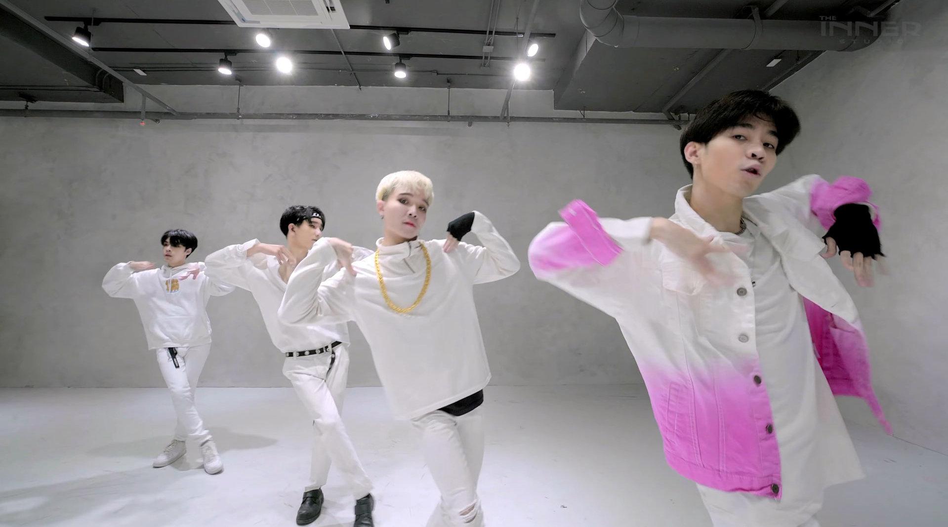 泰国inner舞团热舞表演回归新单how you like that男版!