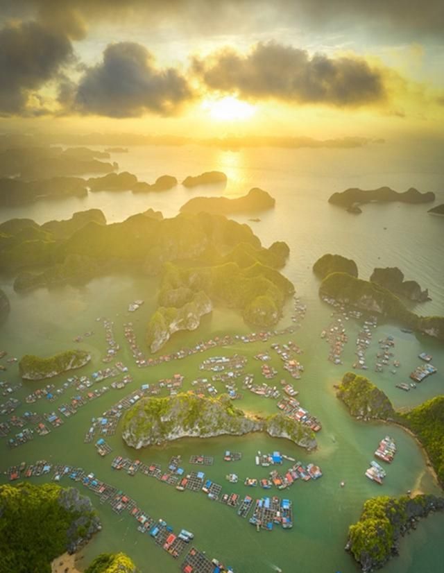 迷人的海上景观——越南海防市兰夏湾