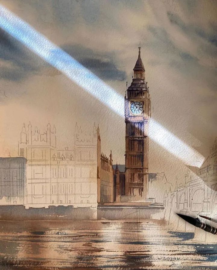 由此可见,无论是大师创作,还是普通的艺术爱好者,在绘画时把握住光线