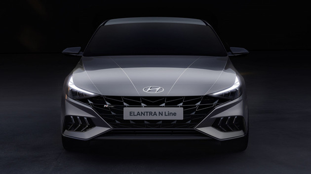 现代Elantra N Line预告图发布