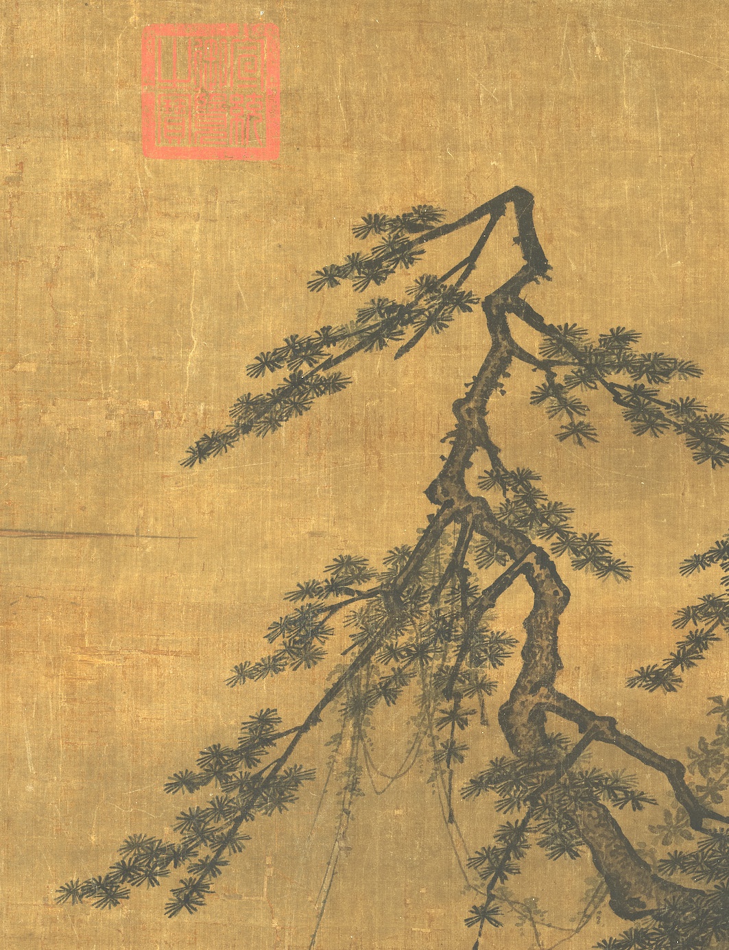 古作赏析:马远《山水人物图轴》,画面古气蔚然